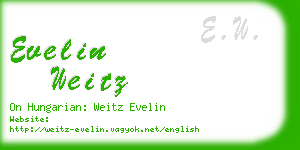 evelin weitz business card